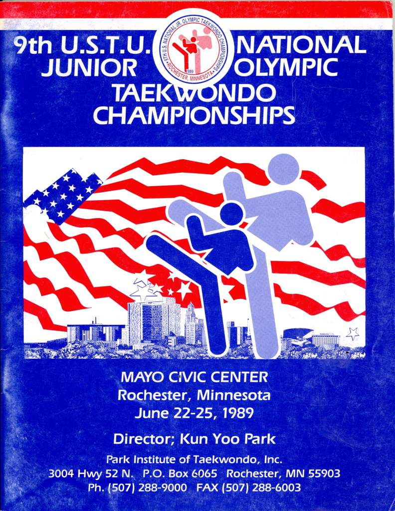 1989 U.S.T.U. National Junior Olympic Tae Kwon Do Champ